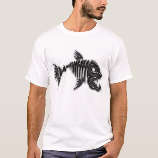 悪い態度の種族の魚のTシャツ Tシャツ (正面)