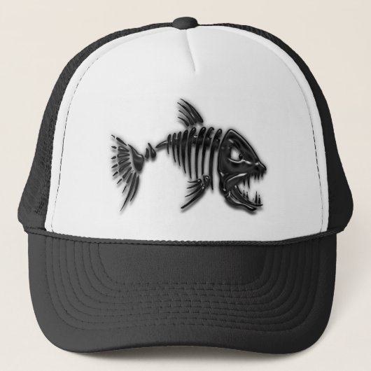 悪い態度の魚の帽子 キャップ (正面)