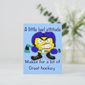 悪い態度はがき ポストカード (スタンド正面)