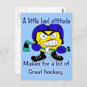 悪い態度はがき ポストカード (正面/裏面)