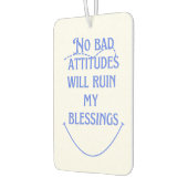 悪い態度は… カーエアーフレッシュナー (左)