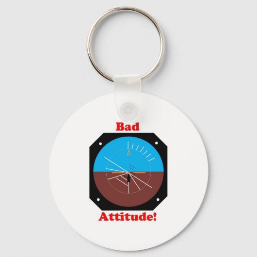悪い態度 キーホルダー (正面)