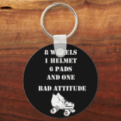 悪い態度 キーホルダー (正面)