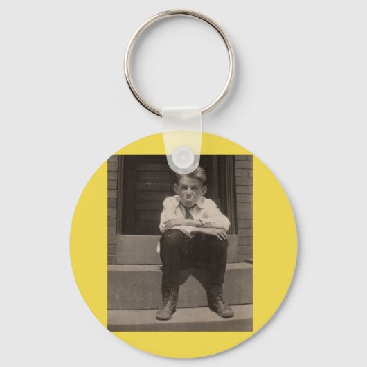 悪い態度 キーホルダー (正面)