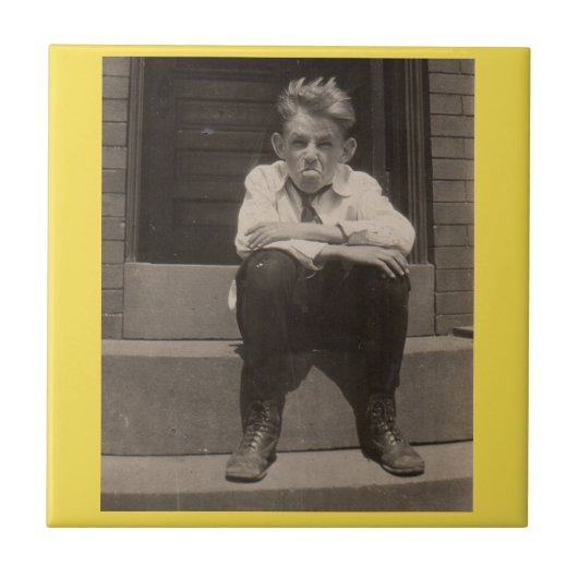 悪い態度 タイル (正面)