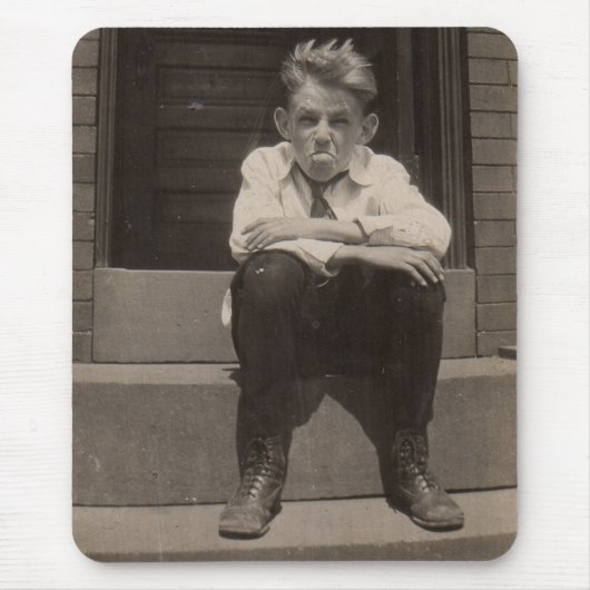 悪い態度 マウスパッド (正面)