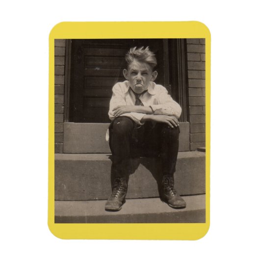 悪い態度 マグネット (縦)