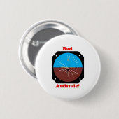 悪い態度 缶バッジ (正面&裏面)