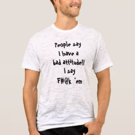 悪い態度 Tシャツ