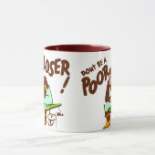 悪い敗者のマグがあないで下さい マグカップ (中央)