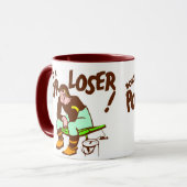 悪い敗者のマグがあないで下さい マグカップ (正面左)