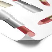 「悪い日にはいつも口紅がある」 ポスター (角)