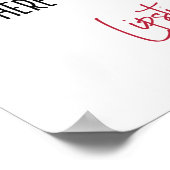 悪い日にはいつも口紅が付く ポスター (角)