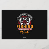 悪い日の魚釣りが欲しい 便箋 (裏面)