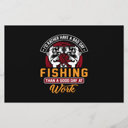 悪い日の魚釣りが欲しい 便箋 (正面)