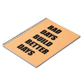 悪い日より良い日を構築 ノートブック (左側)