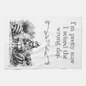 悪い日を過ごして間違った日を取った キッチンタオル (横)