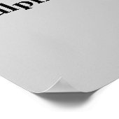 悪い日を？ ポスター (角)