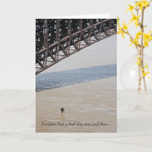 悪い日カード カード (黄色い花)