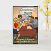 悪い日トレーダーおもしろいギフトTeeマグカードなど カード (黄色い花)