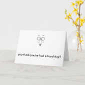 悪い日後の勇気付けられる カード (黄色い花)