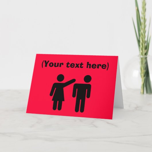 悪い日 カード (正面)