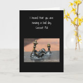 悪い日 カード (黄色い花)