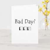 悪い日?グリーティングカード カード (黄色い花)