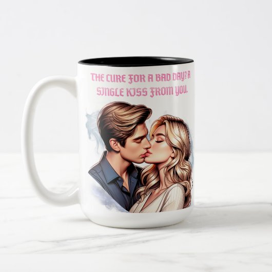 悪い日 ツートーンマグカップ (左)