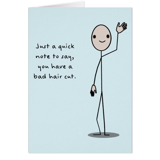 悪い毛の切口 (正面)