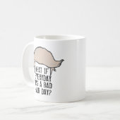 悪い毛日の切札の髪型のマグ コーヒーマグカップ (正面左)