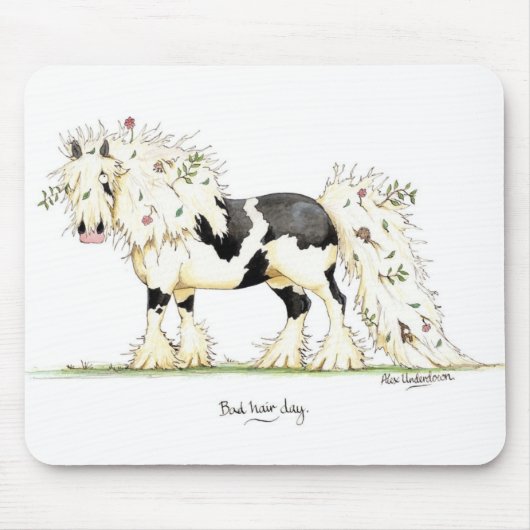 「悪い毛日」のマウスパッド マウスパッド (正面)