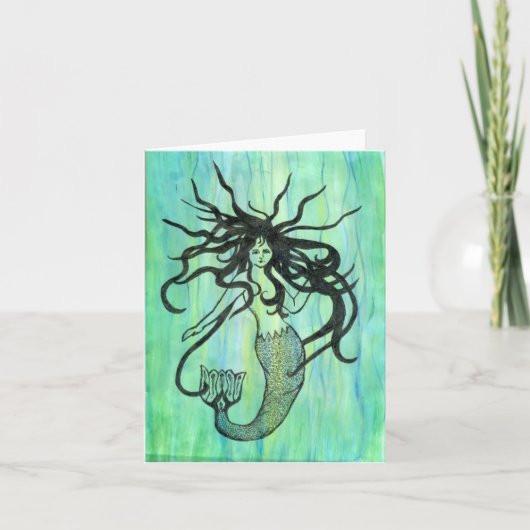 悪い毛日 カード (正面)