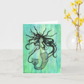 悪い毛日 カード (黄色い花)