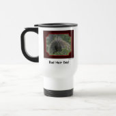 "悪い毛日!" ヤマアラシのマグ トラベルマグ (左)