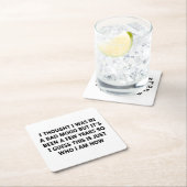 悪い気分 スクエアペーパーコースター (インサイチュ)