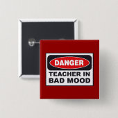 悪い気分PINの先生 缶バッジ (正面&裏面)