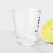 悪い決定の小グラス ショットグラス (左)