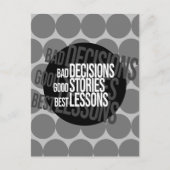悪い決定良い話のレッス最高のン ポストカード (正面)