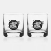 悪い決定良い話の飲み物用品セット ウイスキーグラス (正面)