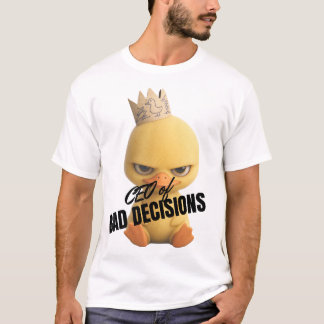 悪い決断の帝王 Tシャツ