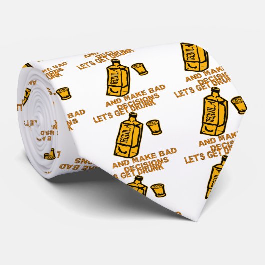 悪い決断飲をしよう ネクタイ (ロール)