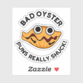 悪い牡蠣のパンは本当に食べおもしろい物のパン シール (シート)