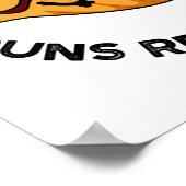 悪い牡蠣のパンは本当に食べおもしろい物のパン ポスター (角)