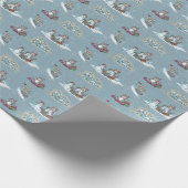 悪い犬のクリスマス。 ラッピングペーパー (角)