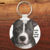悪い犬はいない。Just Bad Ownersキーチェーン キーホルダー (正面)