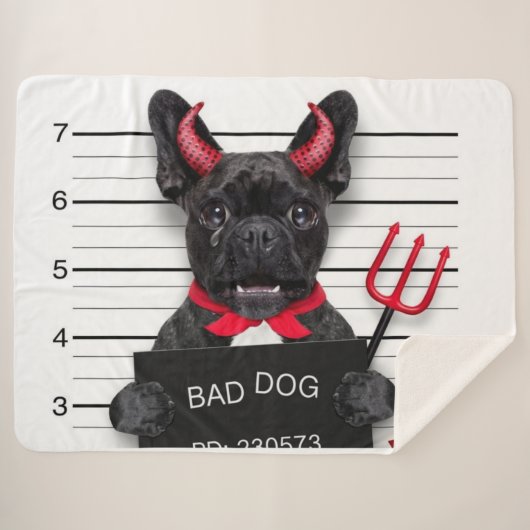 悪い犬 シェルパブランケット (正面(横))