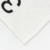 悪い犬 フリースブランケット (角)