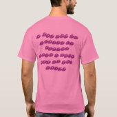 悪い状態日の子供 Tシャツ (裏面)