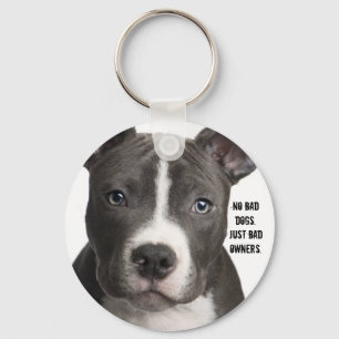 悪い状態犬無し。 ちょうど悪い所有者Keychain キーホルダー